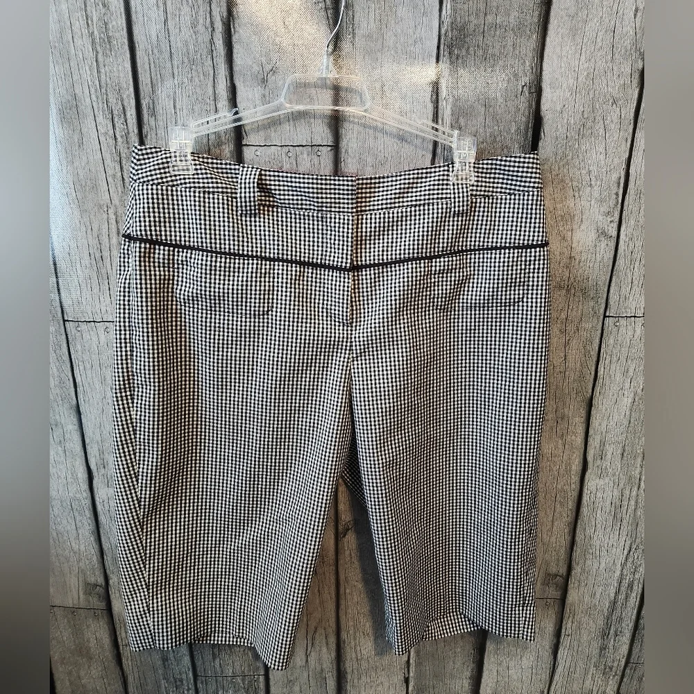 Sport Haley‎ Black & White Plaid/Gingham Shorts